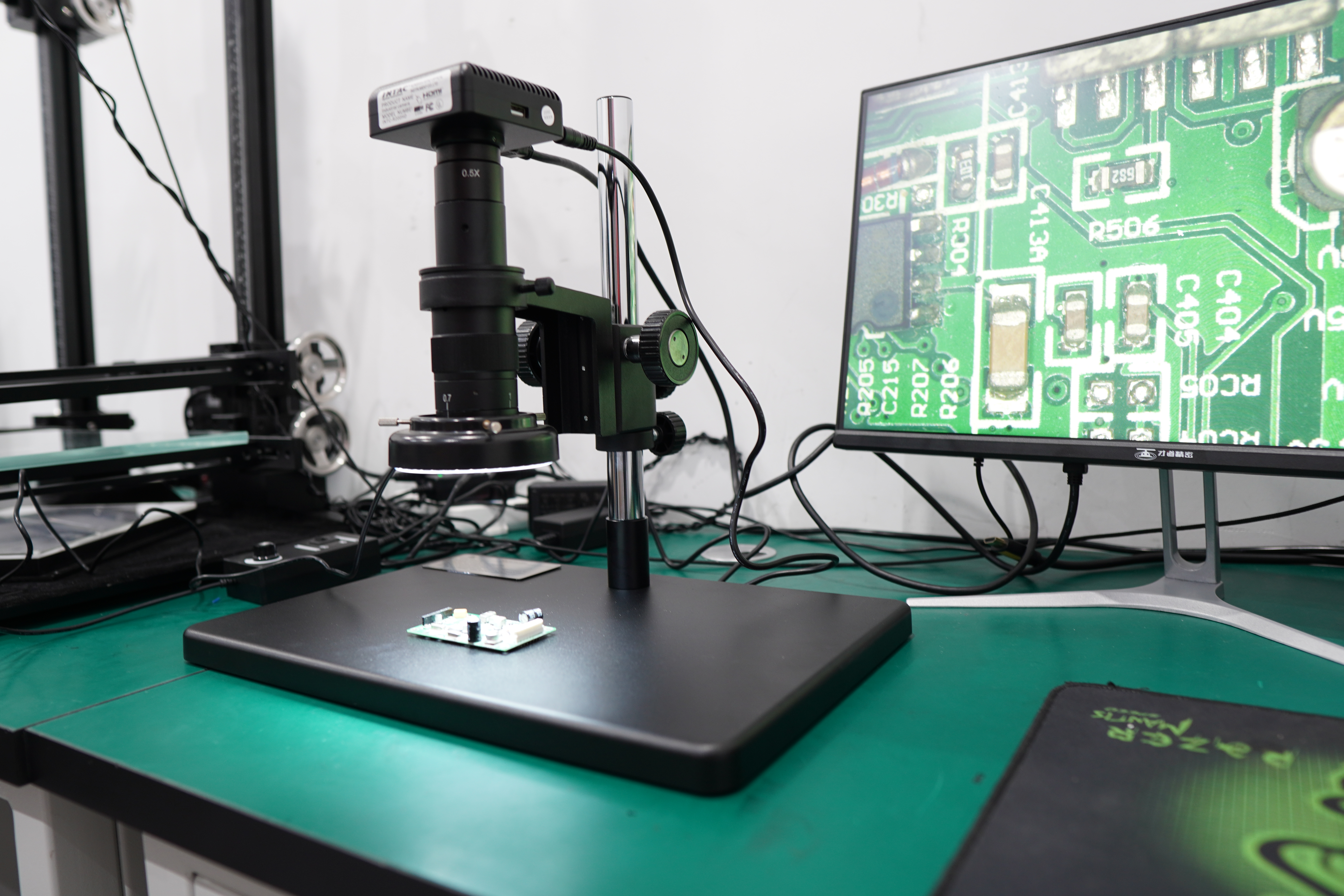 15X видеомикроскоп высокого качества для обнаружения