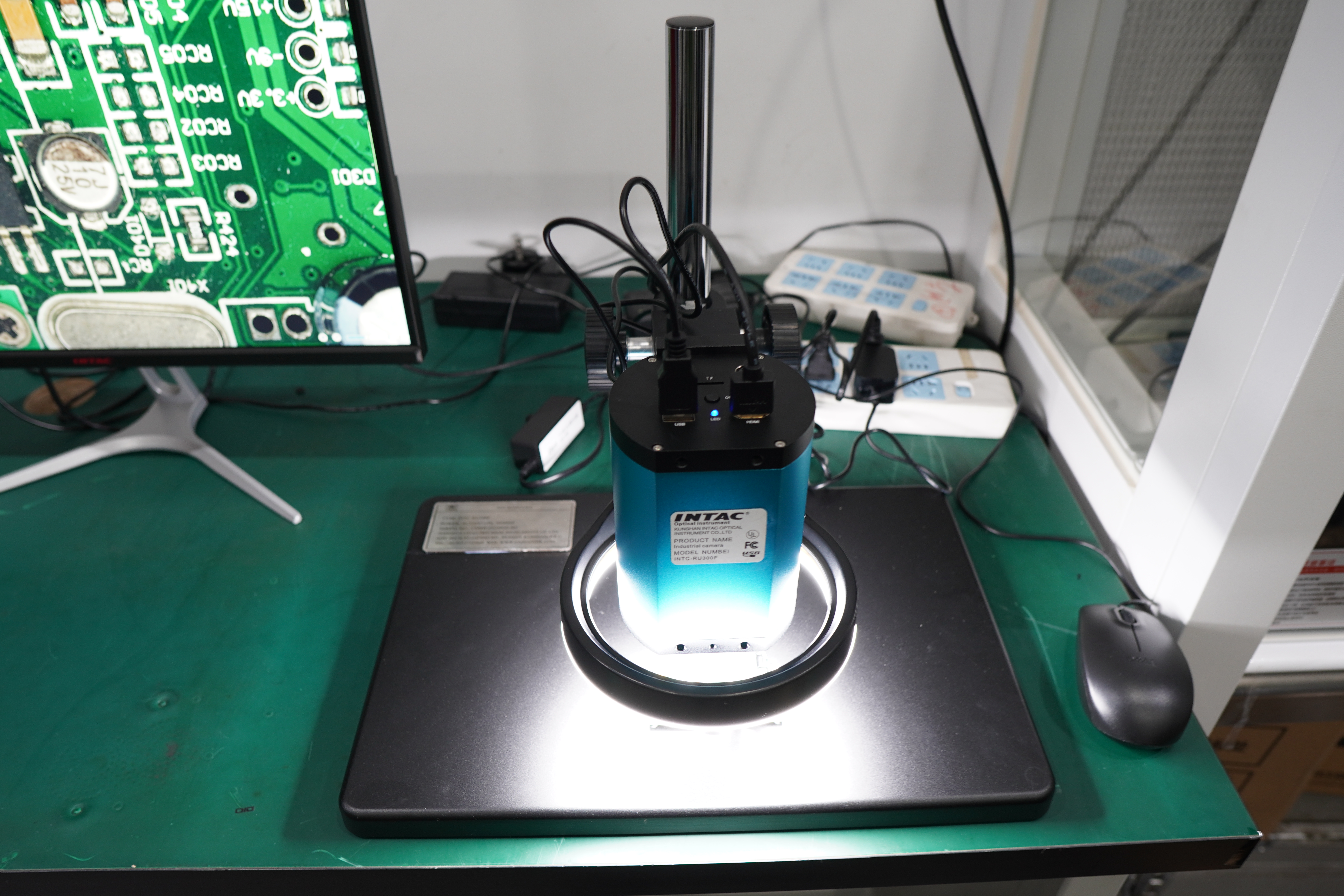 Microsc&oacute;pio de v&iacute;deo de estabilidade 5X para patologia