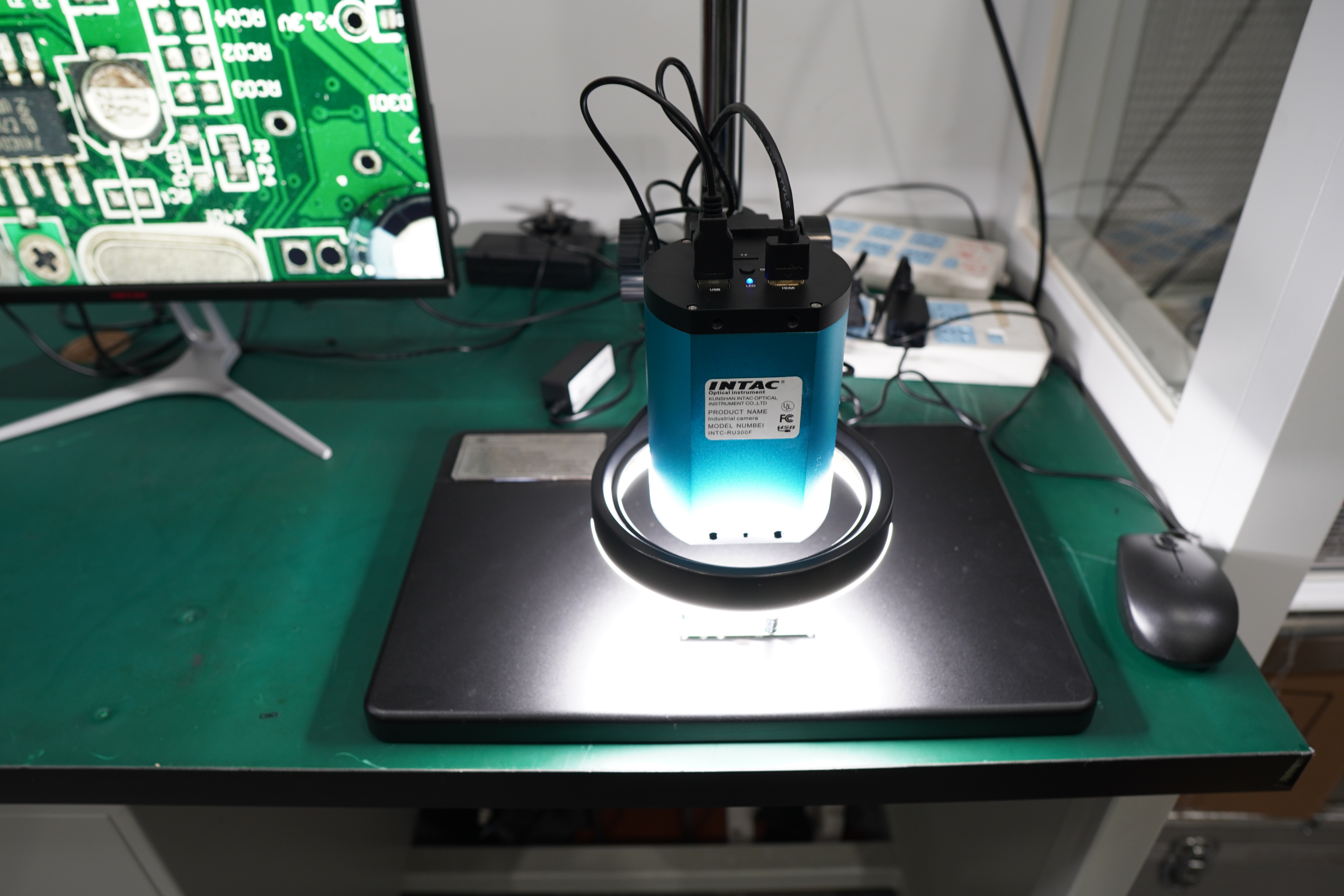 Microsc&oacute;pio de v&iacute;deo de estabilidade 5X para patologia
