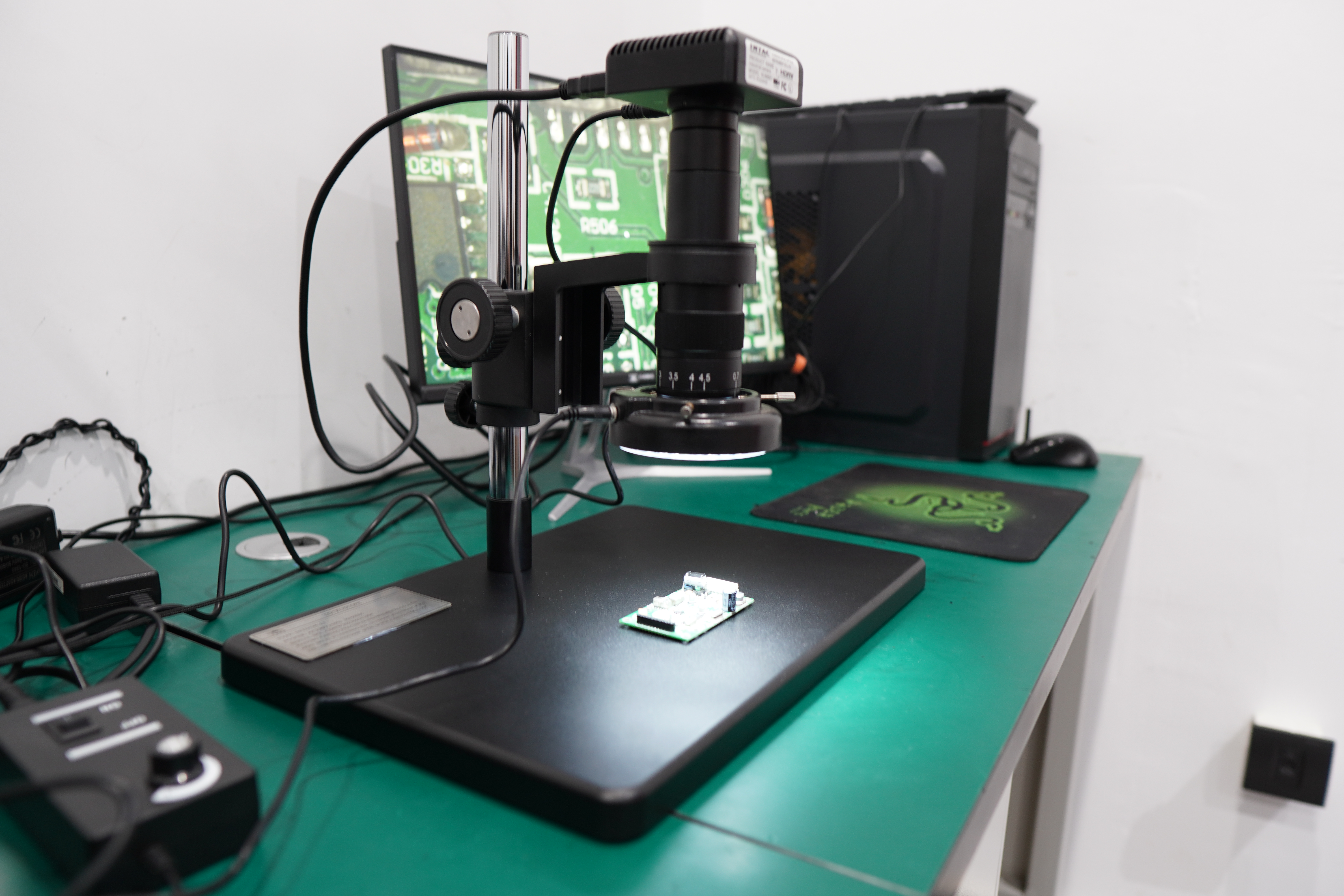 15X видеомикроскоп высокого качества для обнаружения